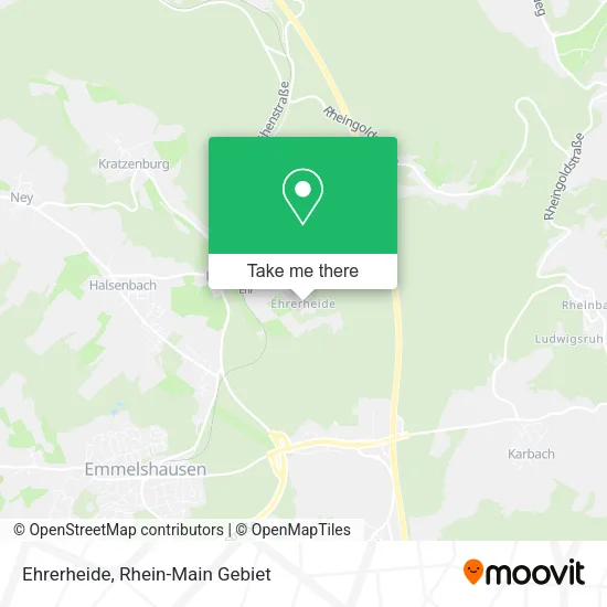 Ehrerheide map