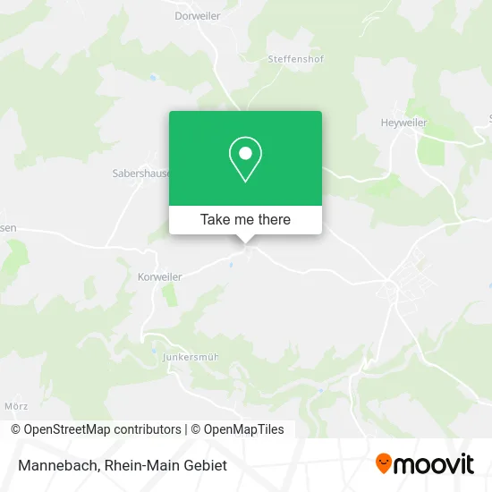 Карта Mannebach