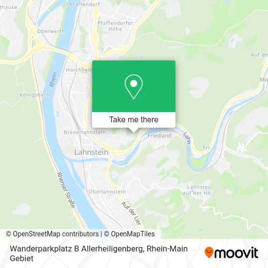 Карта Wanderparkplatz B Allerheiligenberg