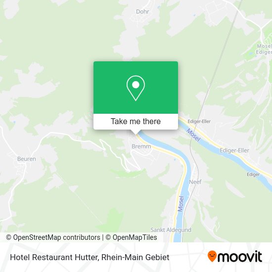 Карта Hotel Restaurant Hutter