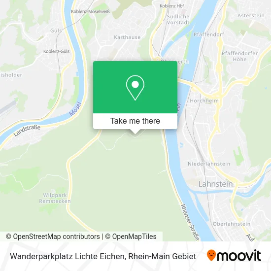 Карта Wanderparkplatz Lichte Eichen
