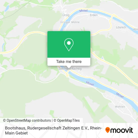 Карта Bootshaus, Rudergesellschaft Zeltingen E.V.