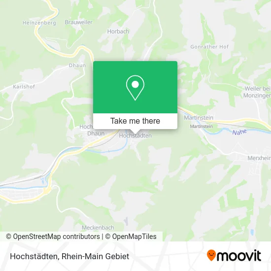 Карта Hochstädten