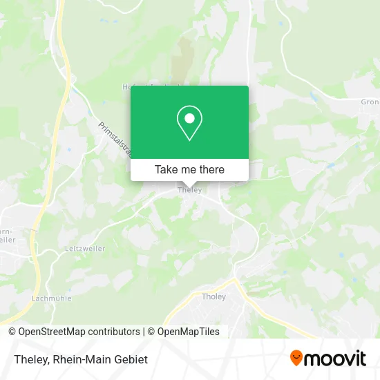 Карта Theley