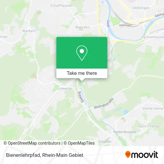 Карта Bienenlehrpfad