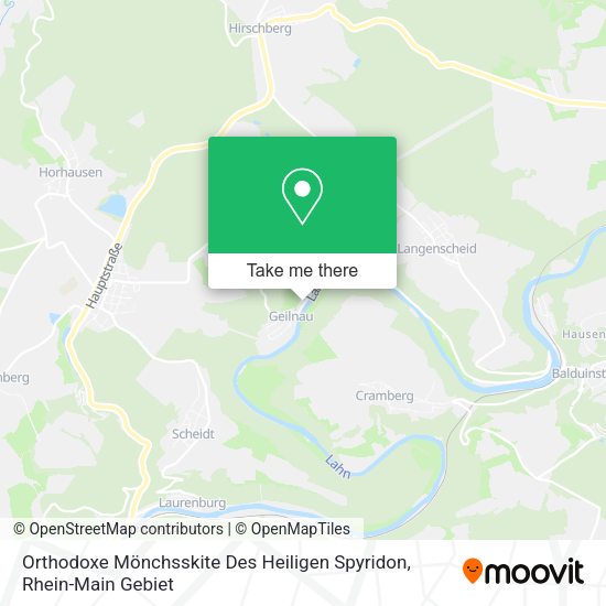 Карта Orthodoxe Mönchsskite Des Heiligen Spyridon