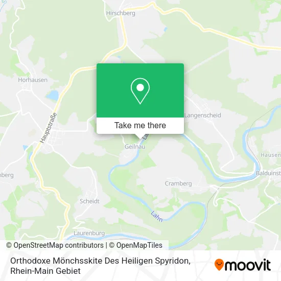 Карта Orthodoxe Mönchsskite Des Heiligen Spyridon