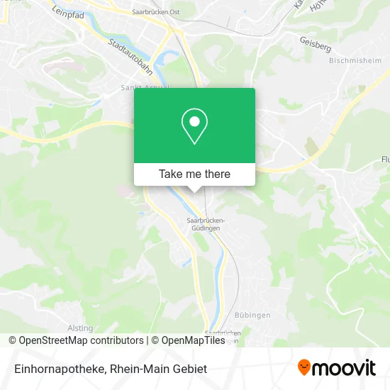 Карта Einhornapotheke