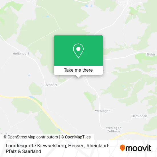 Карта Lourdesgrotte Kiewselsberg
