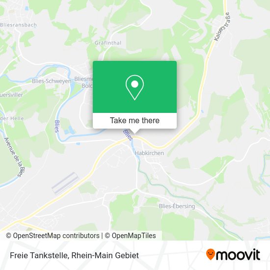 Карта Freie Tankstelle
