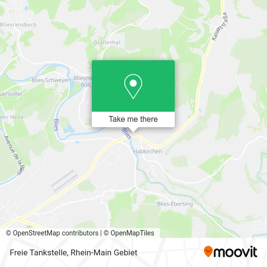 Карта Freie Tankstelle