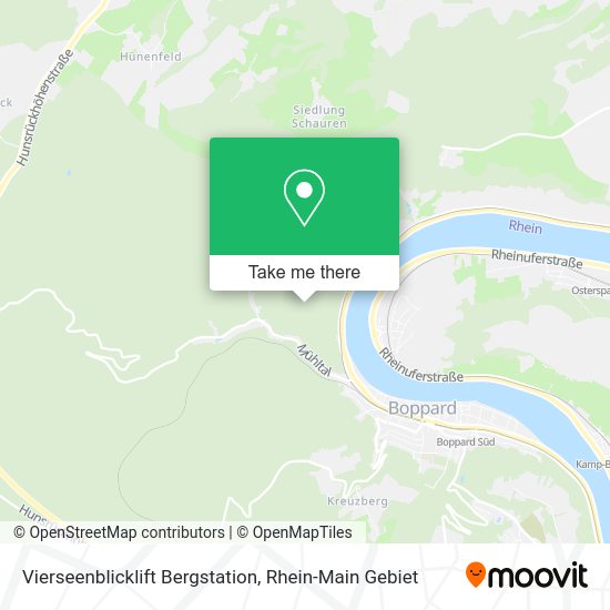 Карта Vierseenblicklift Bergstation