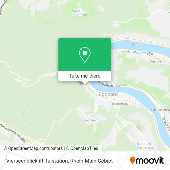 Карта Vierseenblicklift Talstation