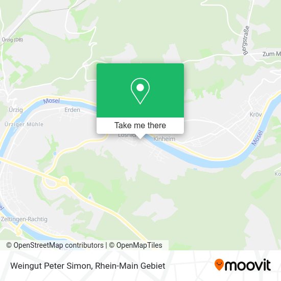 Карта Weingut Peter Simon