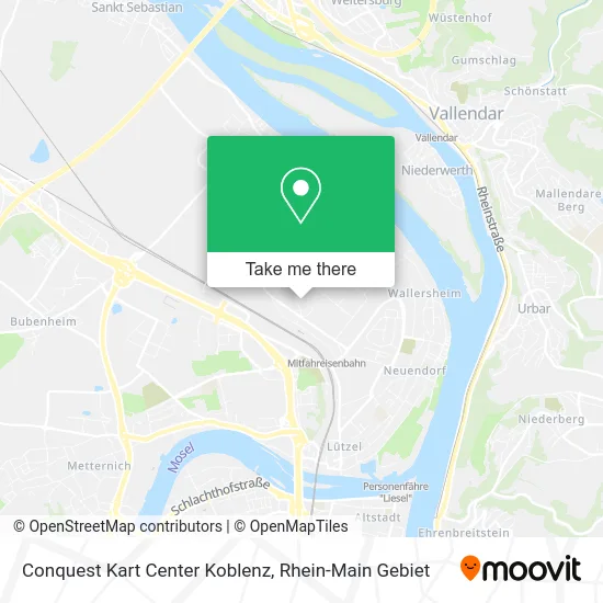 Карта Conquest Kart Center Koblenz