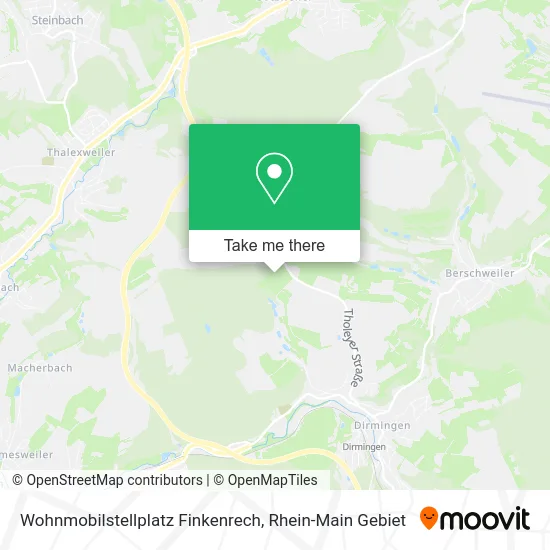 Карта Wohnmobilstellplatz Finkenrech