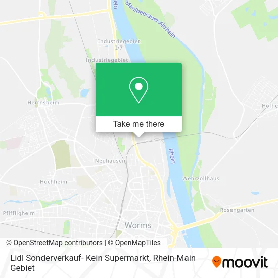 Карта Lidl Sonderverkauf- Kein Supermarkt