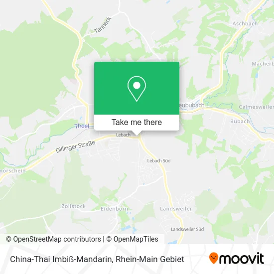 Карта China-Thai Imbiß-Mandarin