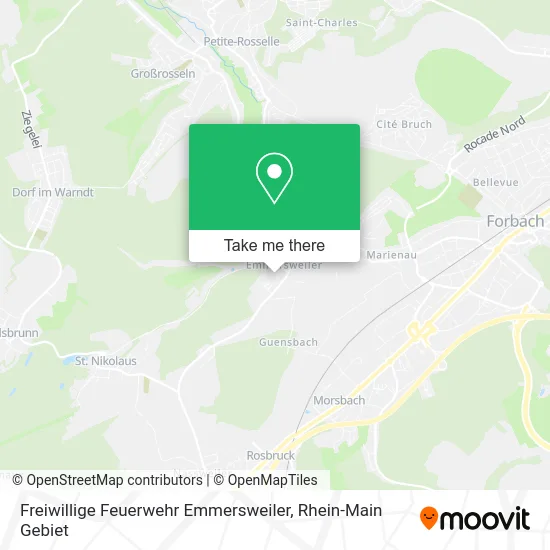Карта Freiwillige Feuerwehr Emmersweiler