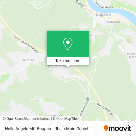 Карта Hells Angels MC Boppard