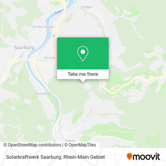 Карта Solarkraftwerk Saarburg