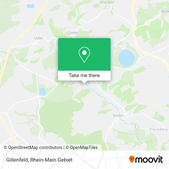 Карта Gillenfeld