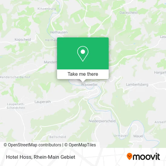 Карта Hotel Hoss