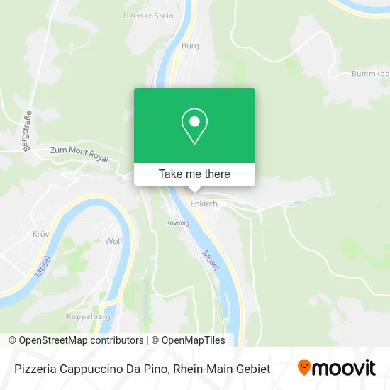 Карта Pizzeria Cappuccino Da Pino