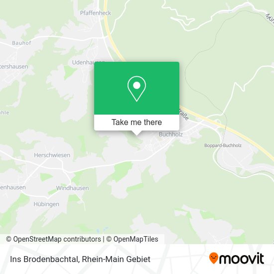 Карта Ins Brodenbachtal