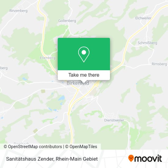 Карта Sanitätshaus Zender