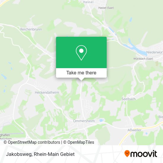 Карта Jakobsweg