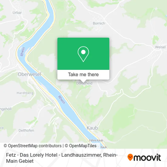 Карта Fetz - Das Lorely Hotel - Landhauszimmer