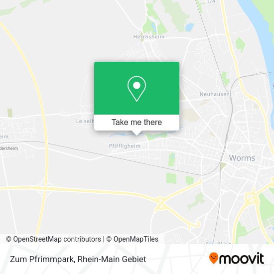 Карта Zum Pfrimmpark