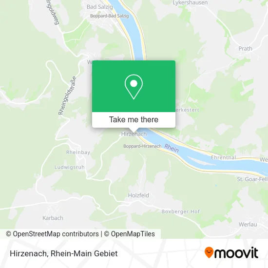 Карта Hirzenach
