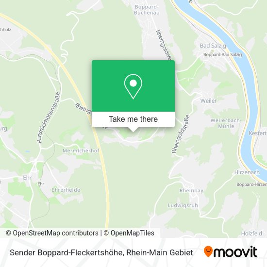 Карта Sender Boppard-Fleckertshöhe