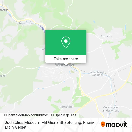Карта Jüdisches Museum Mit Gienanthabteilung
