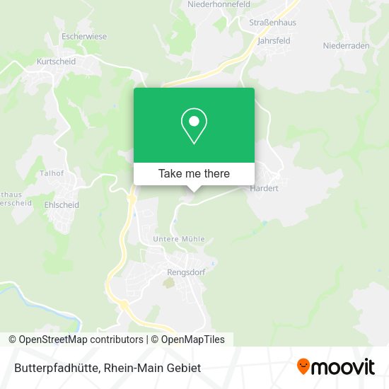 Карта Butterpfadhütte