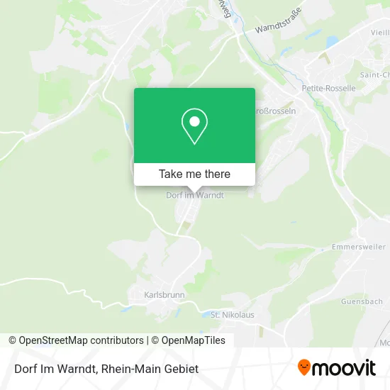 Карта Dorf Im Warndt