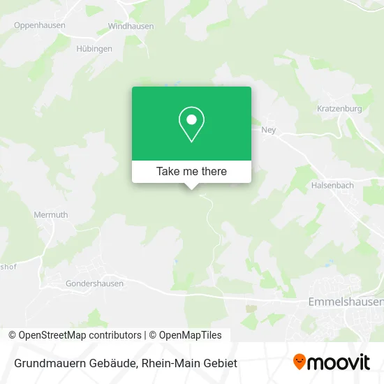 Карта Grundmauern Gebäude