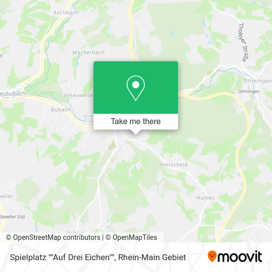 Карта Spielplatz ""Auf Drei Eichen""