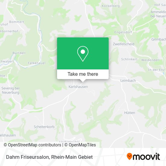 Карта Dahm Friseursalon