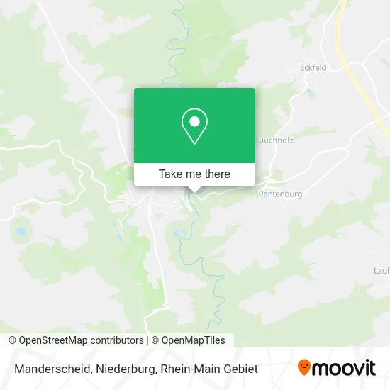 Карта Manderscheid, Niederburg