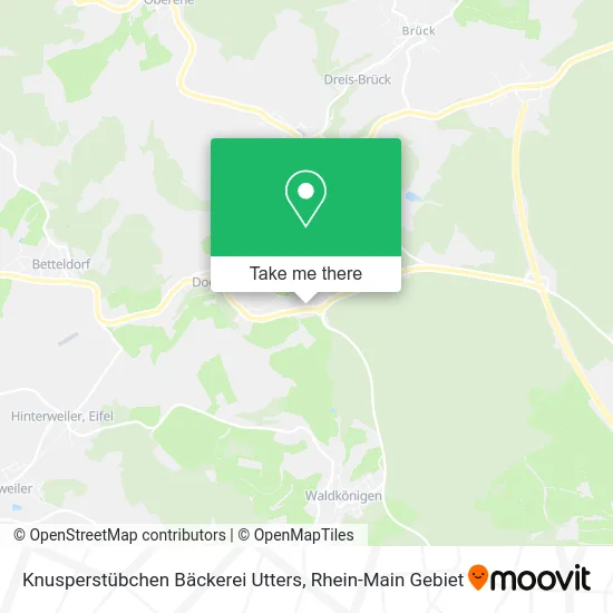 Карта Knusperstübchen Bäckerei Utters