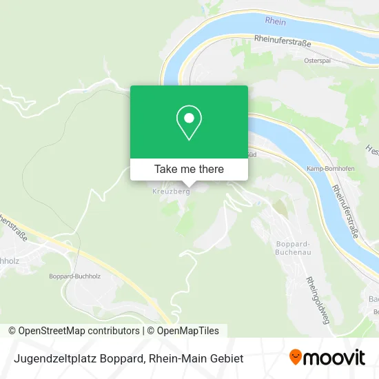 Карта Jugendzeltplatz Boppard