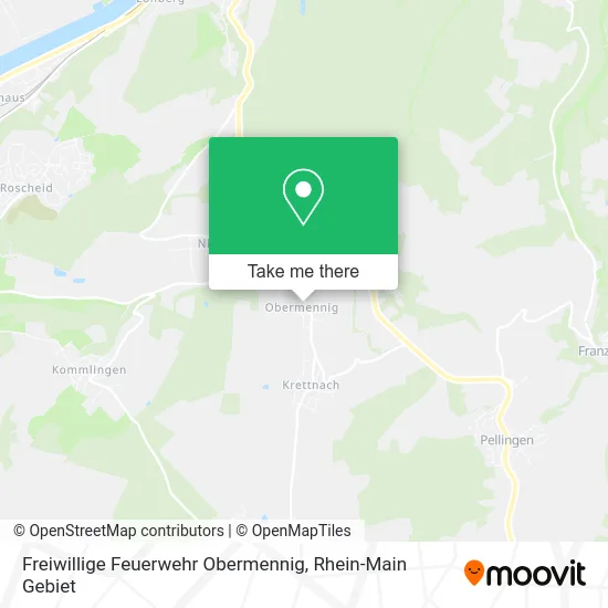 Карта Freiwillige Feuerwehr Obermennig