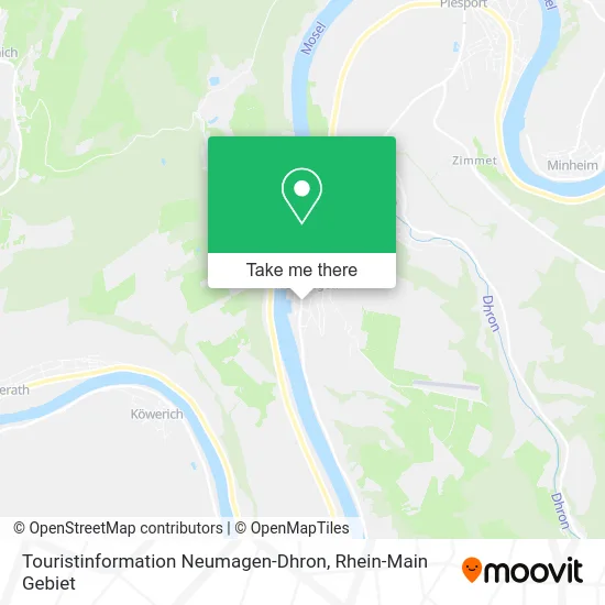 Карта Touristinformation Neumagen-Dhron