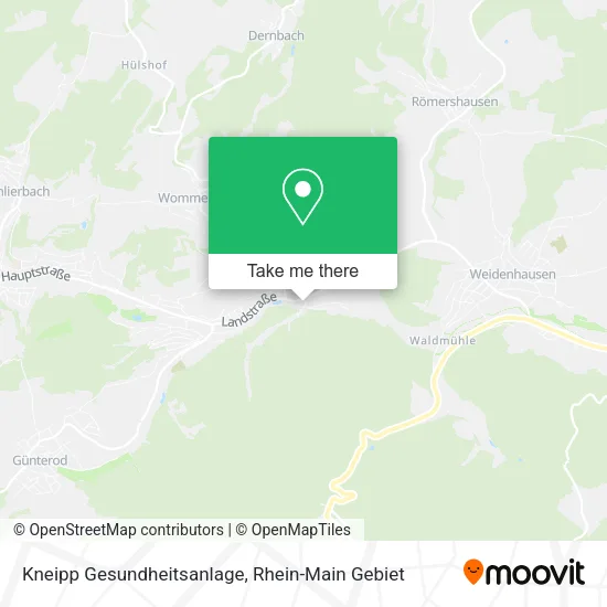 Карта Kneipp Gesundheitsanlage
