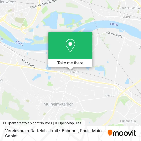Карта Vereinsheim Dartclub Urmitz-Bahnhof
