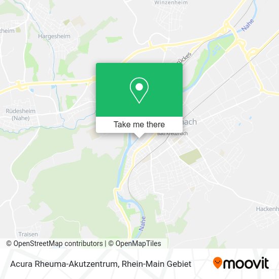 Карта Acura Rheuma-Akutzentrum