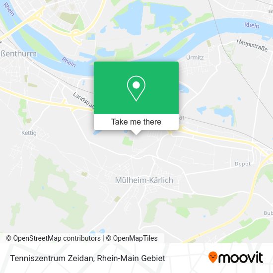 Карта Tenniszentrum Zeidan